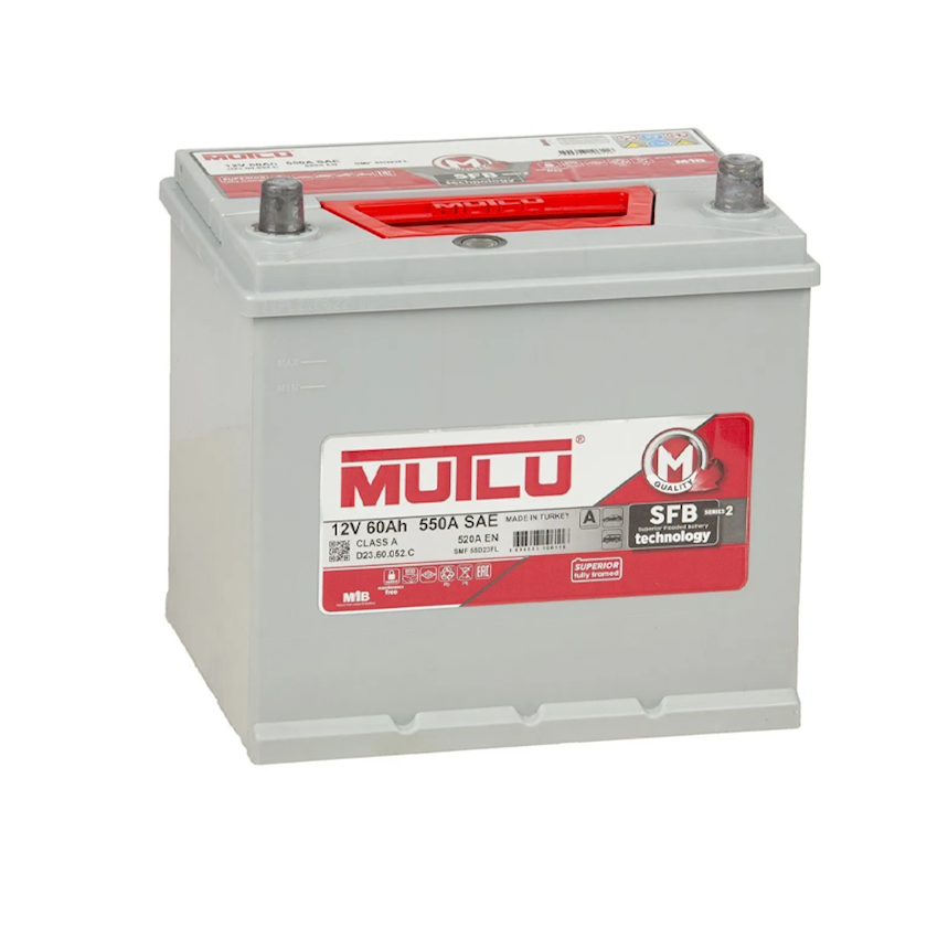 Mutlu Akkumulyator ( Sağdan ) 60AH 550A(EN) Asiya