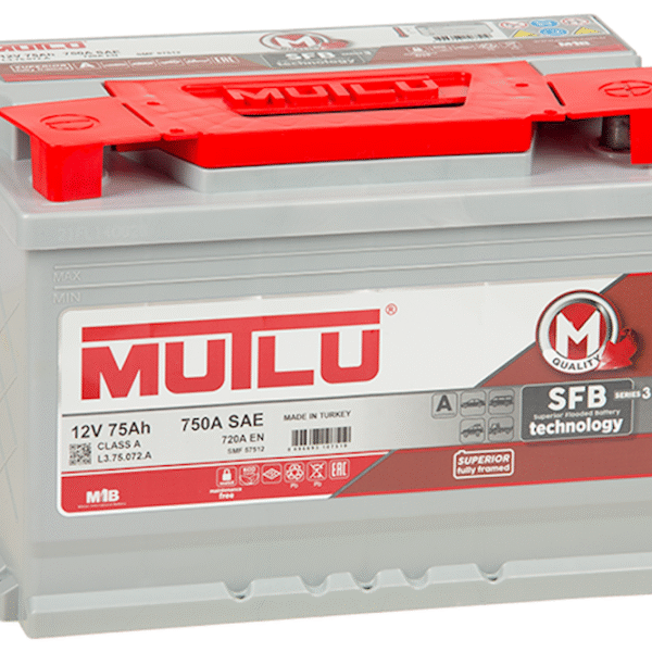 Mutlu Akkumulyator ( Sağ – Sol ) 75AH 750A(EN) Evro