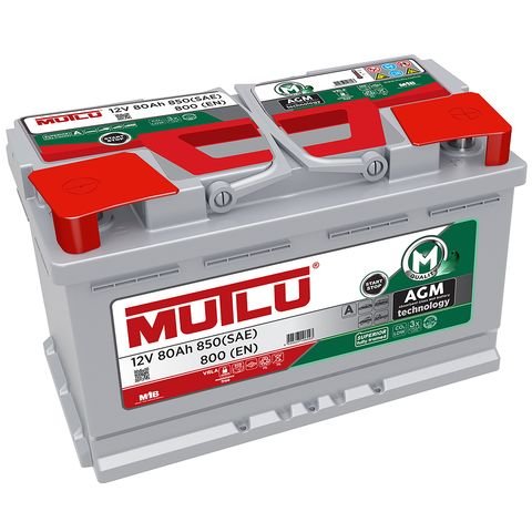 Mutlu Akkumulyator ( Sağdan ) 80AH 850A(EN) AGM