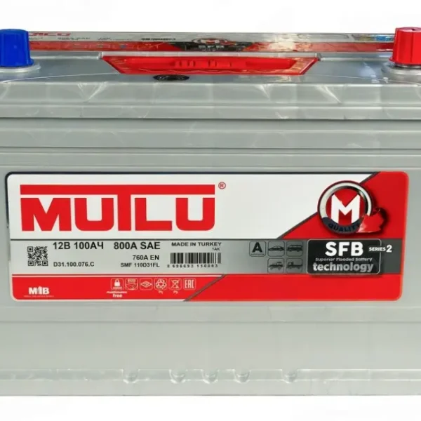 Mutlu Akkumulyator ( Sağ - Sol ) 100AH 800A(EN) Asiya