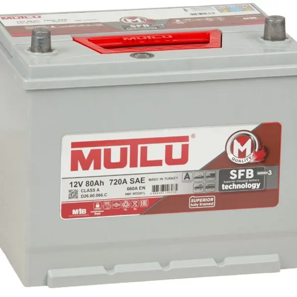 Mutlu Akkumulyator ( Sağ - Sol ) 80AH 720A(EN) Asiya