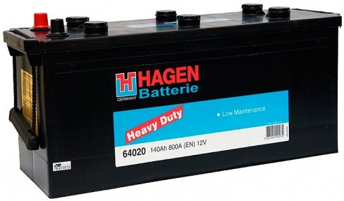 Hagen Akkumulyator ( Soldan ) 140AH 800A(EN) Yük