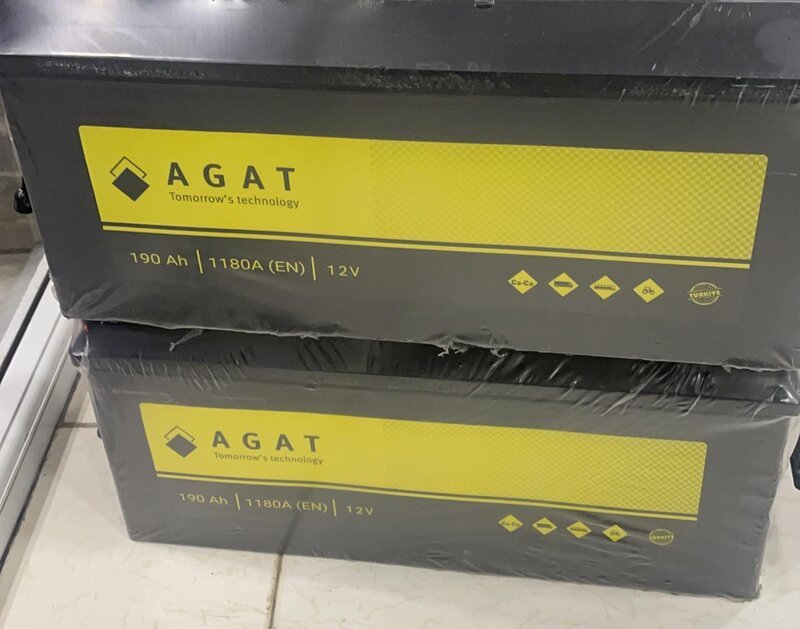 Agat Akkumulyator ( Sağ - Sol ) 190AH 1180A(EN) Yük