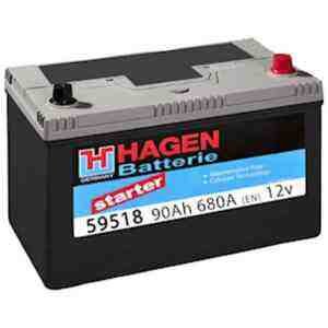 Hagen Akkumulyator ( Sağ - Sol ) 90AH 680A(EN) Starter