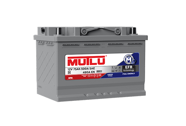 Mutlu Akkumulyator ( Sağdan) 75AH 500A(EN) Full Enerji