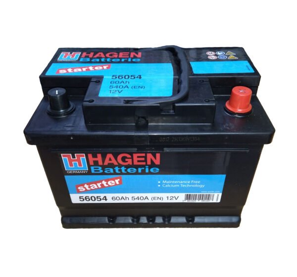 Hagen Akkumulyator ( Sağdan ) 60AH 540A(EN) Starter