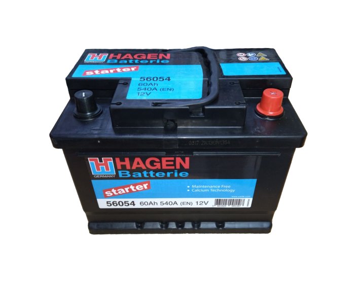 Hagen Akkumulyator ( Sağdan ) 60AH 540A(EN) Starter
