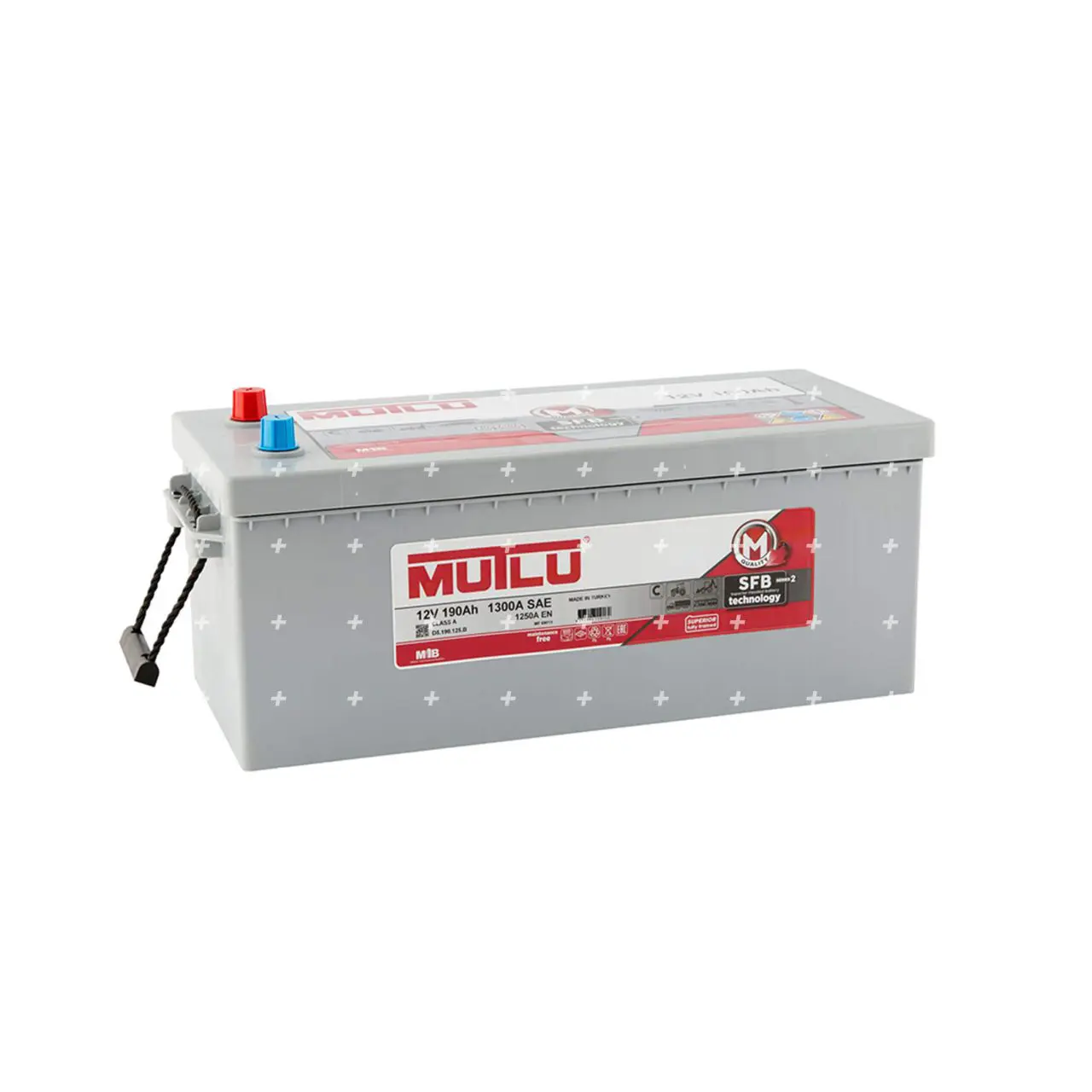 Mutlu Akkumulyator ( Soldan ) 190AH 1300A(EN) YÜK Kamin