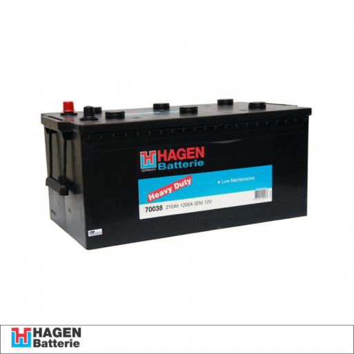 Hagen Akkumulyator ( Sağdan ) 210AH 1200A(EN) Yük