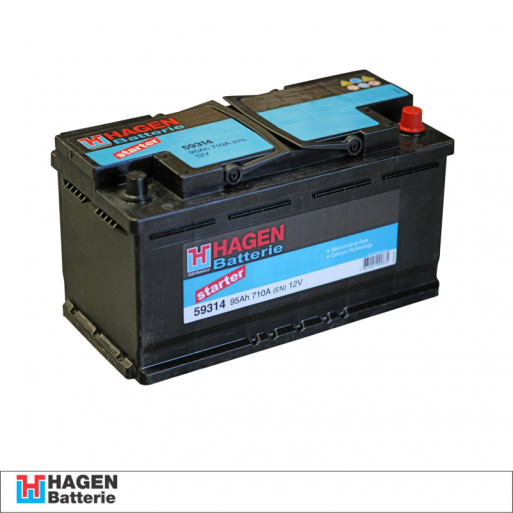 Hagen Akkumulyator ( Sağdan ) 95AH 710A(EN) Starter
