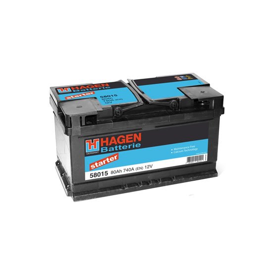 Hagen Akkumulyator ( Sağdan ) 80AH 740A(EN) Starter