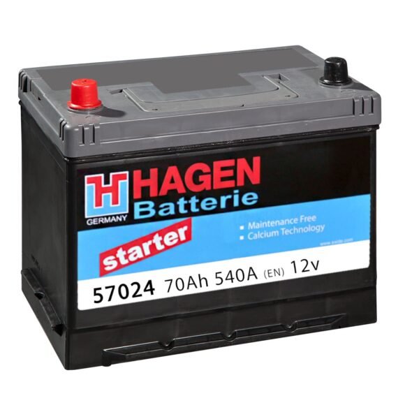 Hagen Akkumulyator ( Soldan ) 70AH 540A(EN) Starter
