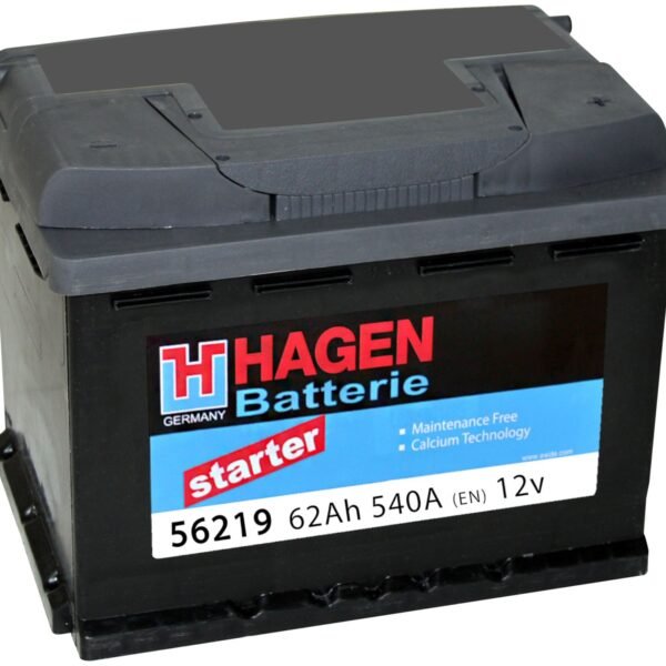 Hagen Akkumulyator ( Sağdan ) 62AH 540A(EN) Starter